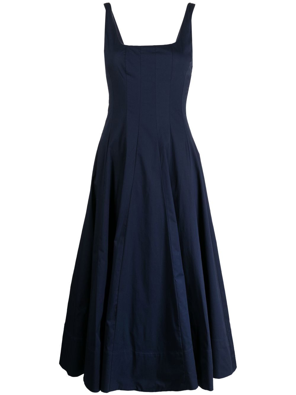 ワンピース STAUD Woman Dress Blue 907291 NVY ROMY DRESS NAVY